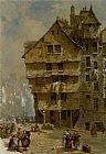 Famous West Paintings - Head of the West Bow Edinburgh